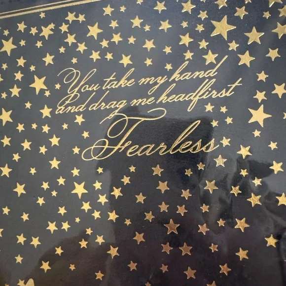 New Taylor Swift Fearless Journal notebook head first confetti